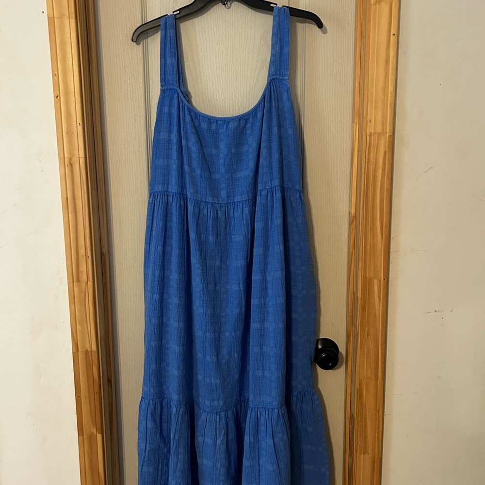 Wonderly Denim-Blue Sleeveless Dress